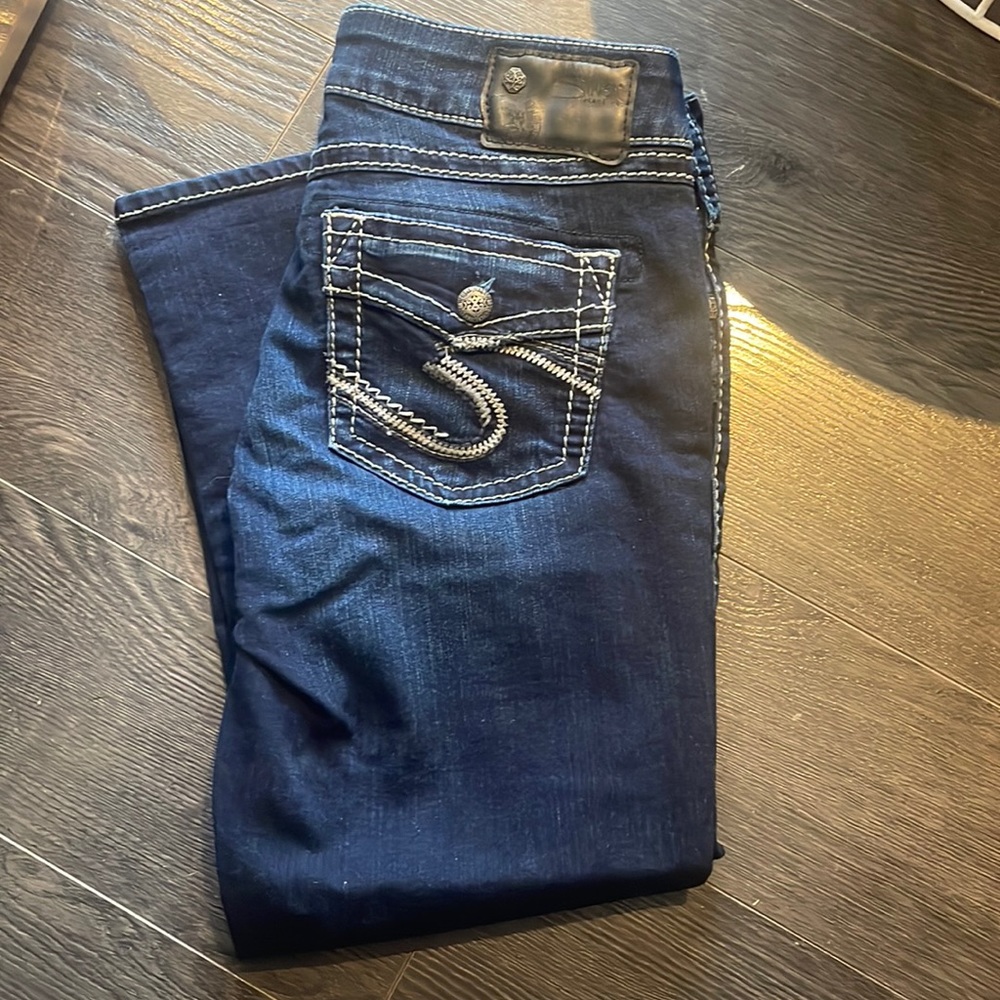 Silver Suki capri jean